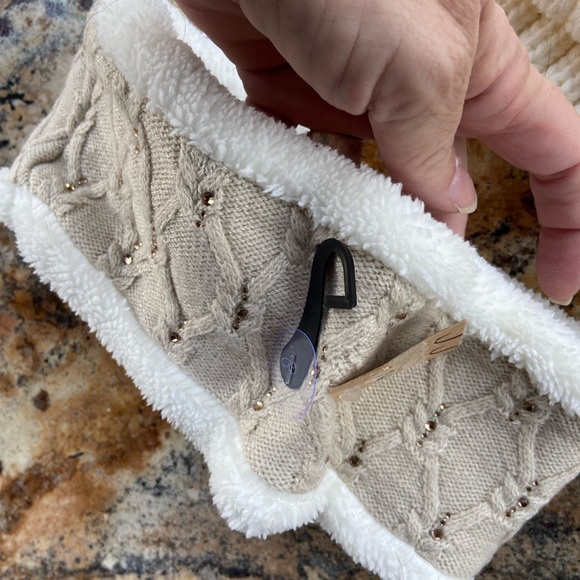 C.C. hat and fleece headband bundle. - Picture 2 of 3